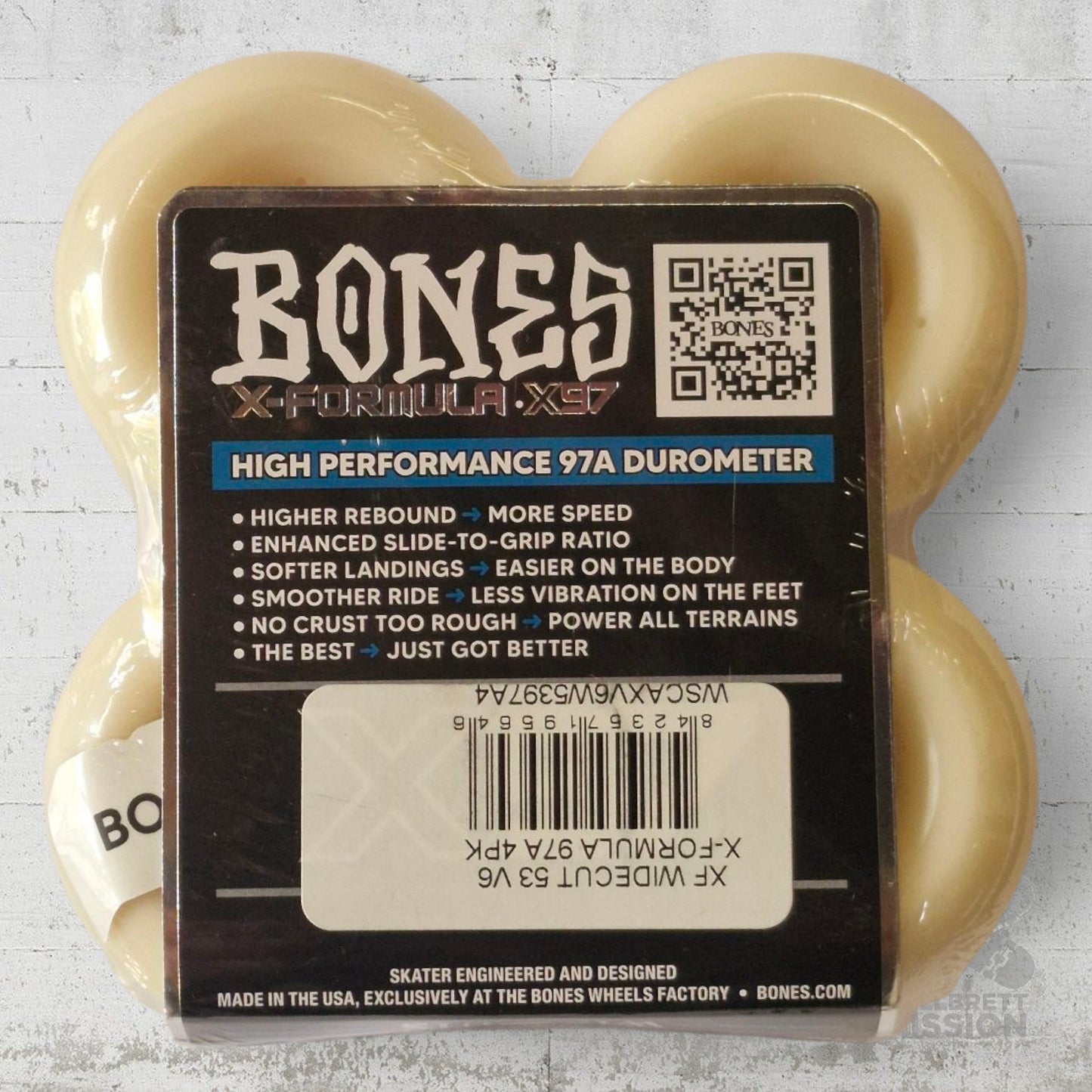 Bones X-Formula 97A 53mm V6 Widecut Wheels
