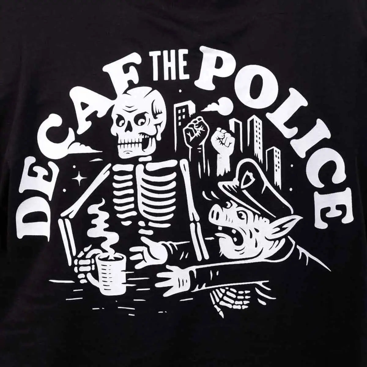 Koloss Hooded Zipper Decaf The Police black