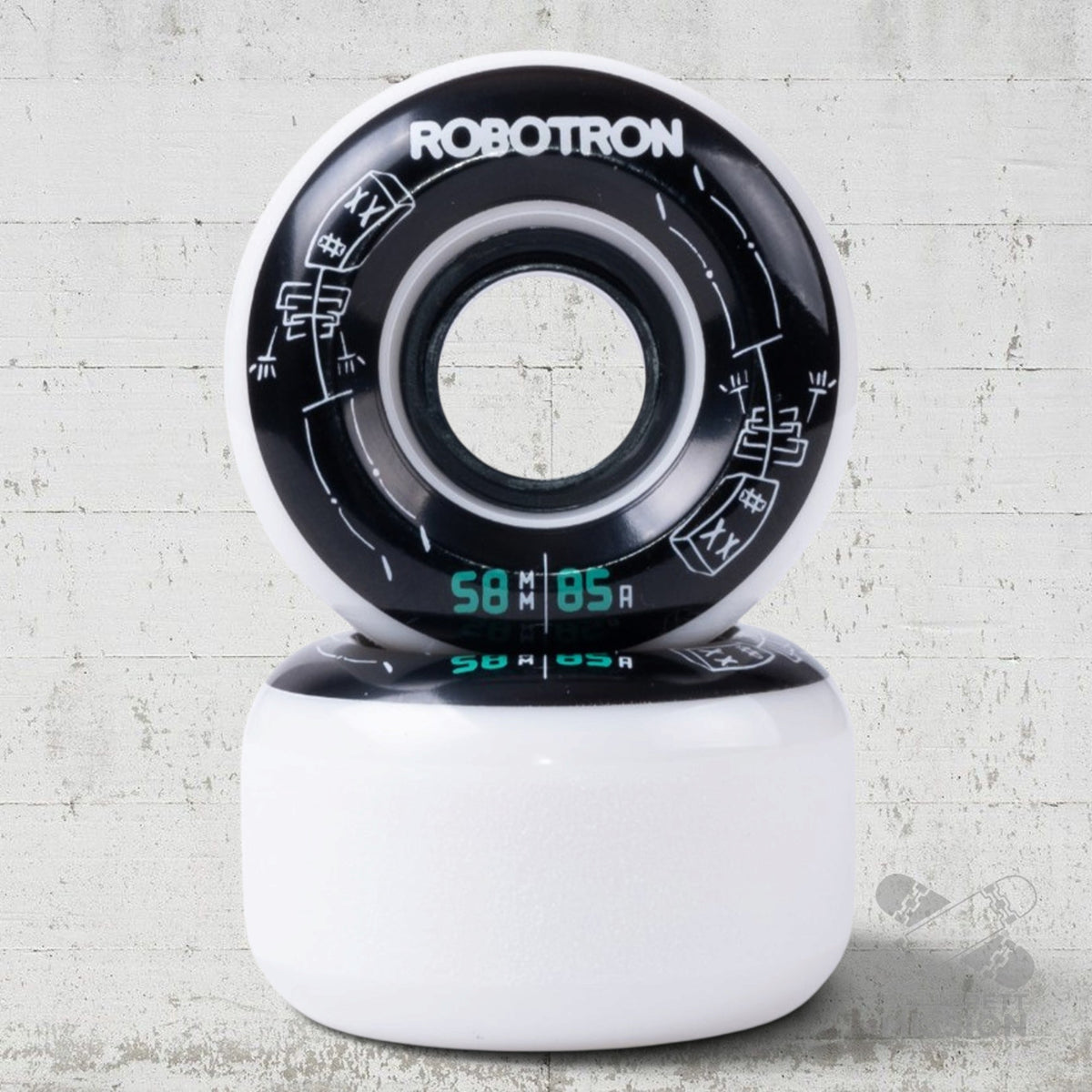 Robotron Skeleton Cruiser Wheels 58mm 85A