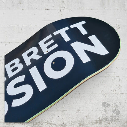 Rollbrett Mission Black Logo Twintail 8.25 Deck