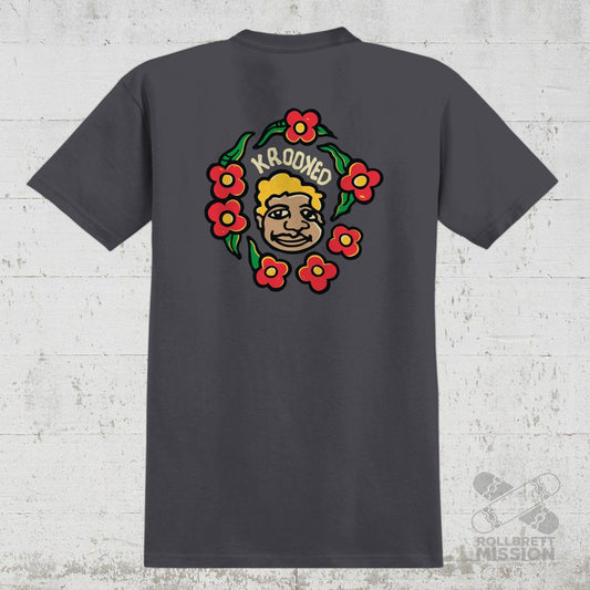 Krooked T-Shirt MG charcoal