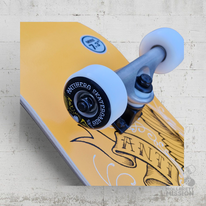 Anti Hero Complete Skateboard Eagle Pinstripe MINI 7.3 x 29.3
