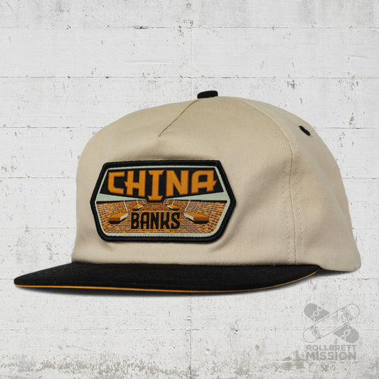 Real Snapback Cap China Banks tan