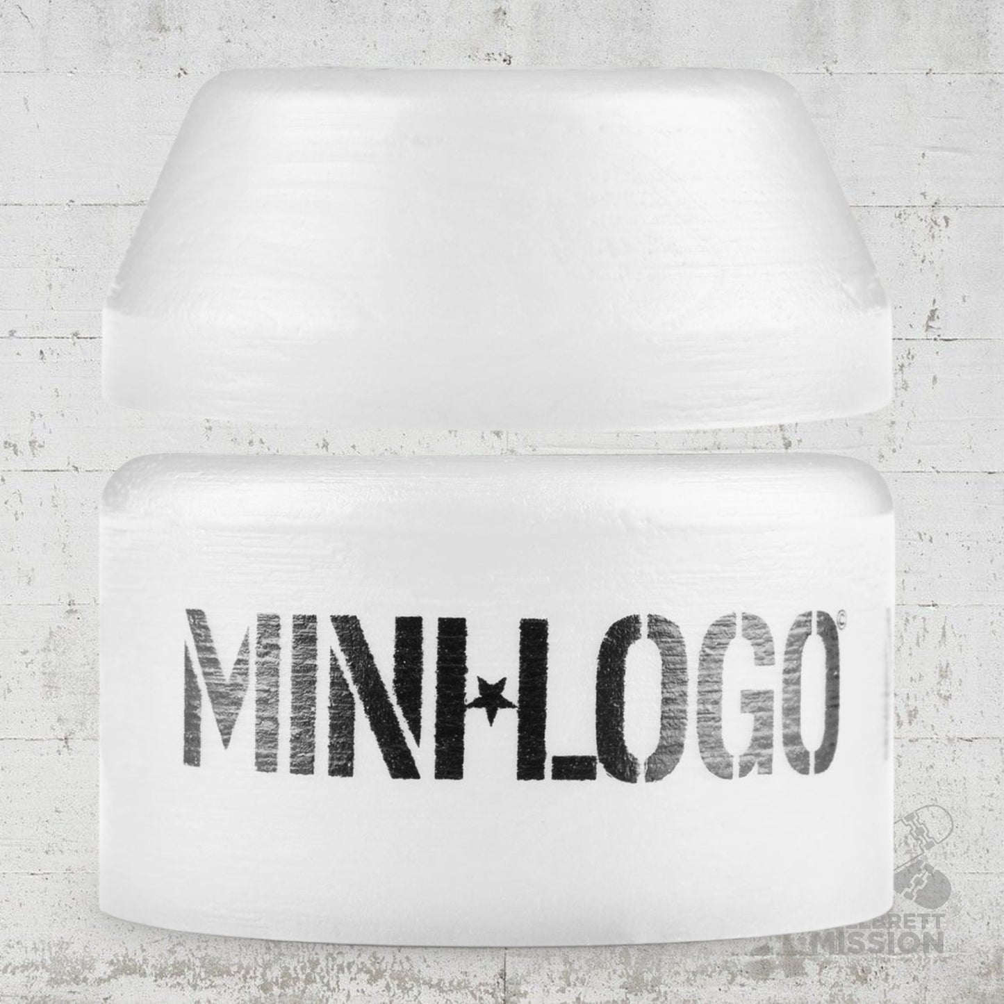 Mini Logo Bushings 94A Medium white - für 1 Achse