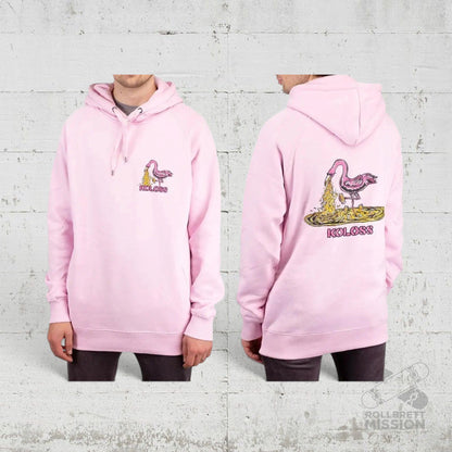 Koloss Hoodie Flamingo Kotze candy pink