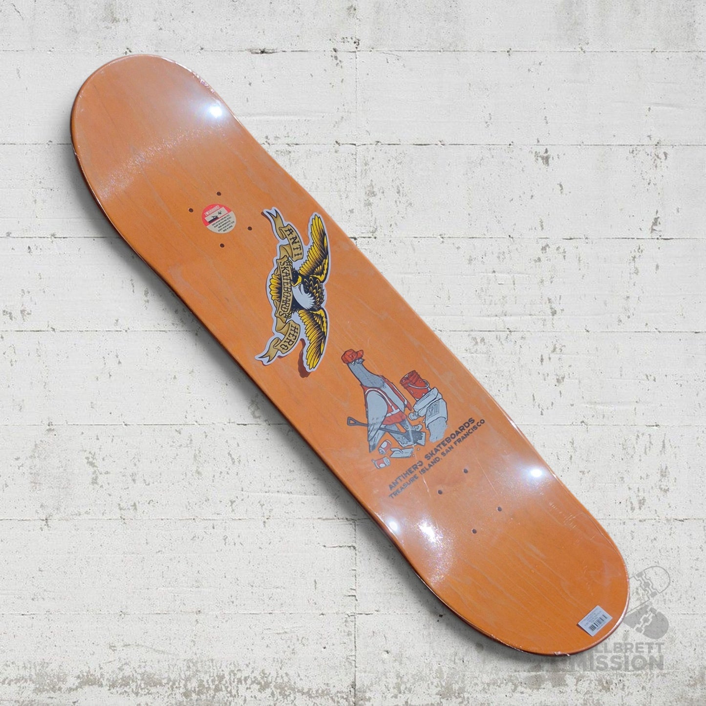 Anti Hero Treasure Island Eagle Short 8.5 Deck