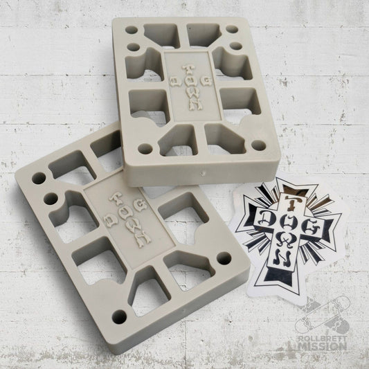 Dogtown Riser Pads 1/2" grey