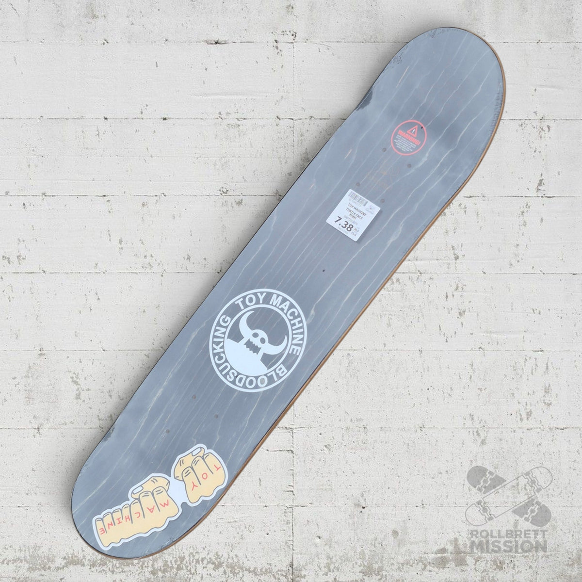 Toy Machine Turtle Face Mini Youth 7.38 Deck