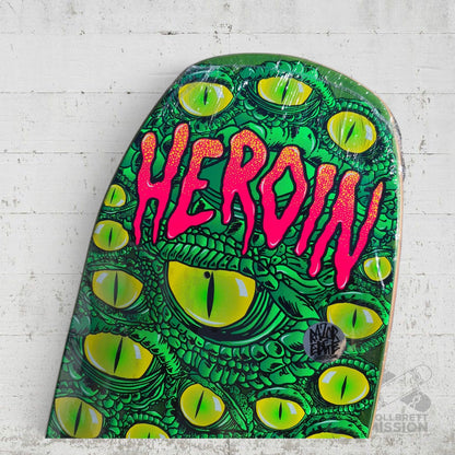 Heroin Skateboards Swampy Eyes 10.0 Deck