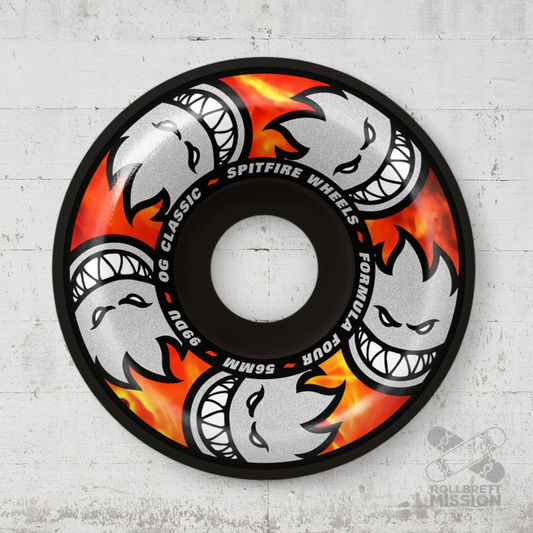 Spitfire F4 56mm 98A Multiball Black O.G. Classics Wheels