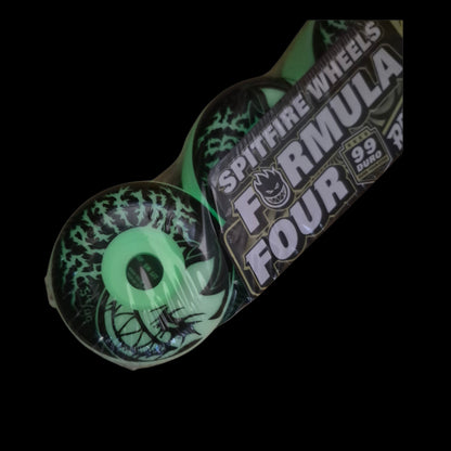 Spitfire F4 54mm 99A Radial Full Deathmask Glow In The Dark Wheels