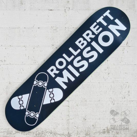 Rollbrett Mission Black Logo Twintail 8.25 Deck