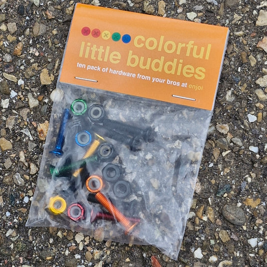 Enjoi Colorful Little Buddies 1" Kreuz Montageschrauben Bolts bunt