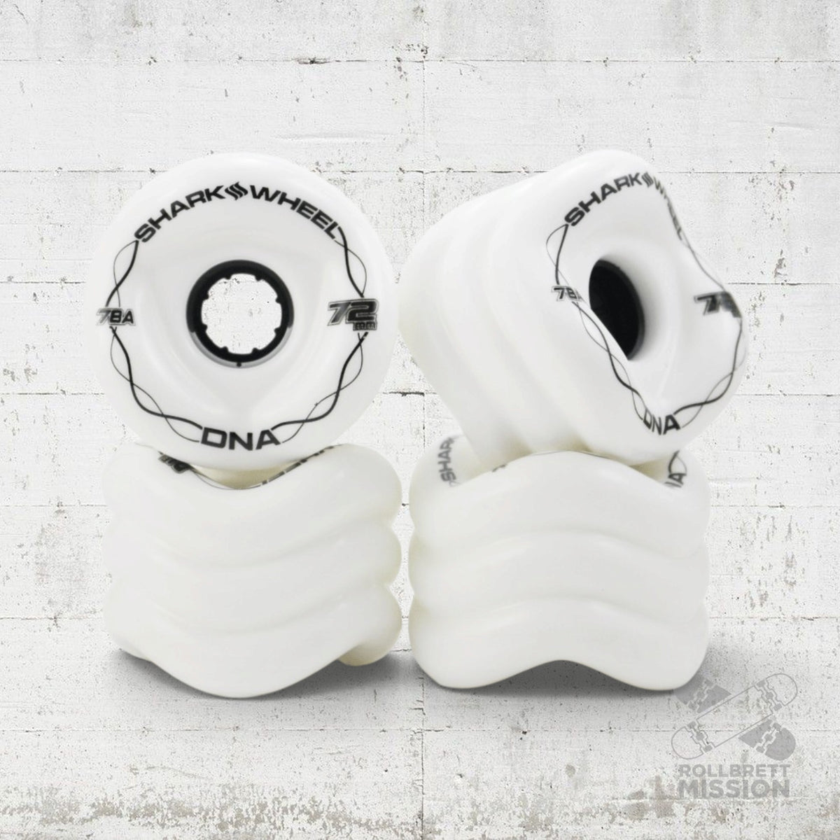 Shark Wheels DNA 78A 72mm white