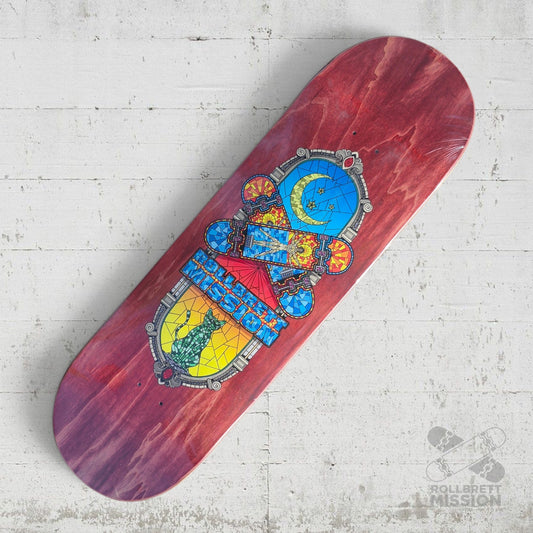 Rollbrett Mission Mosaik Pop 9.5 Deck
