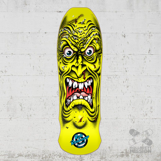 Santa Cruz Roskopp Face Yellow 9.5 Reissue Deck