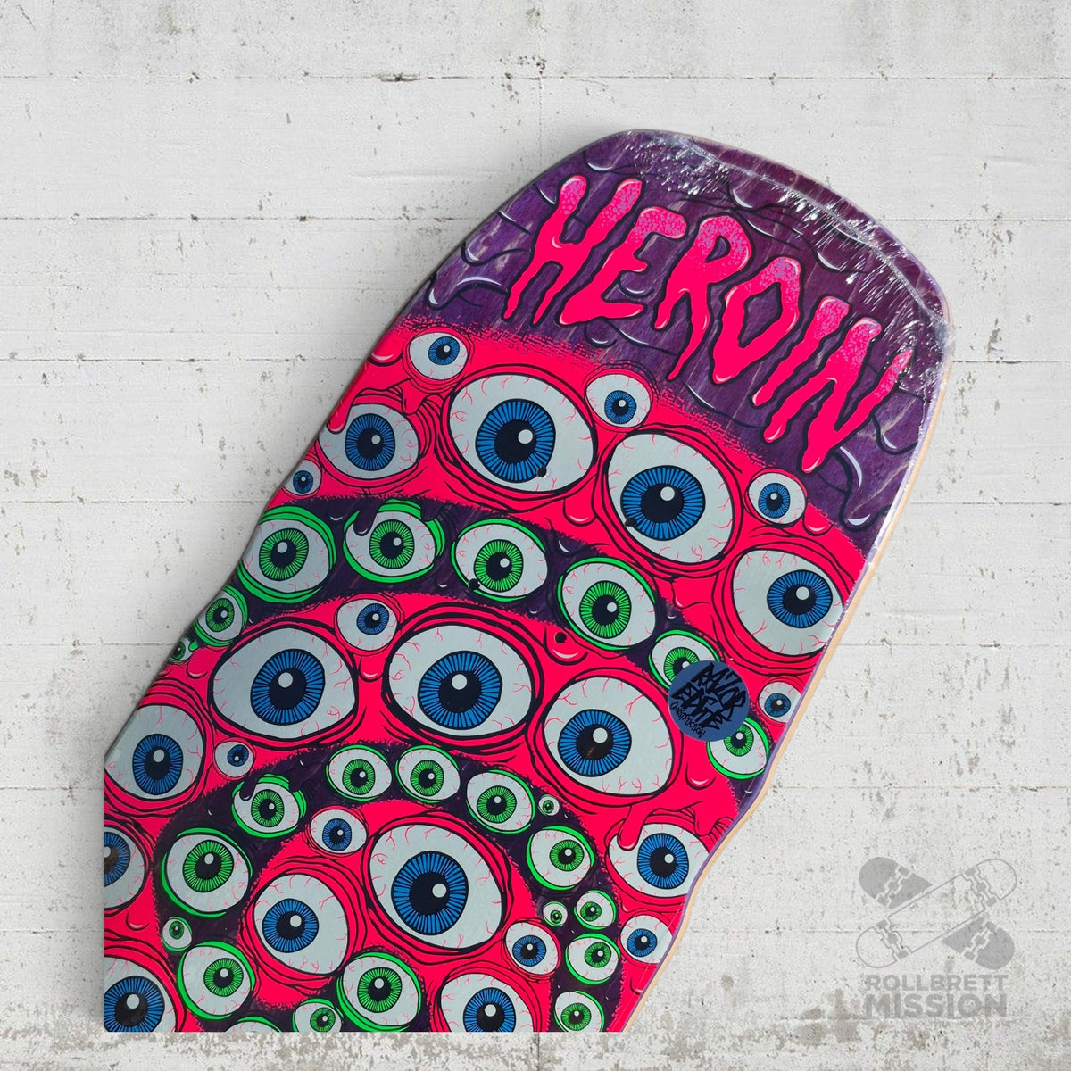 Heroin Skateboards Nolan Spiralize 9.5 Deck