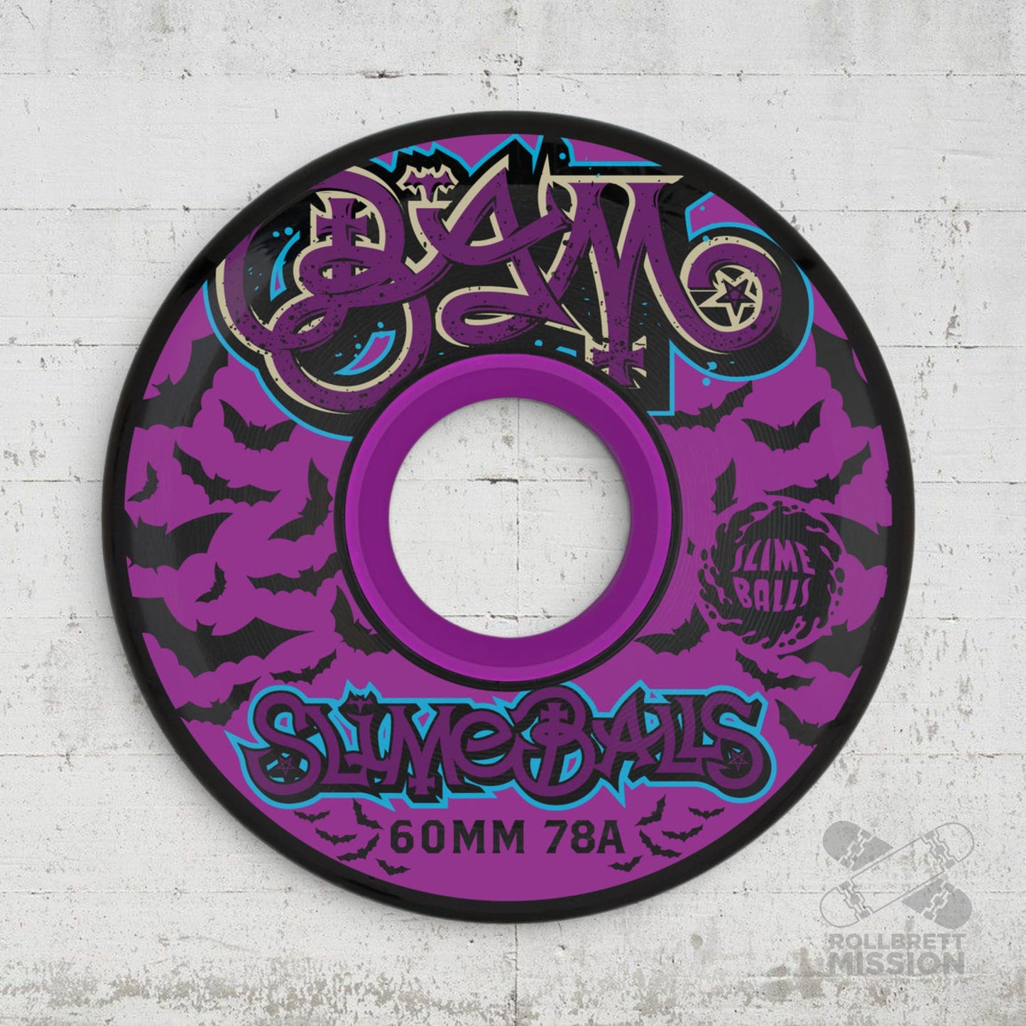 Slime Balls Bam Margera Guest OG 78a 60mm Skateboard Wheels