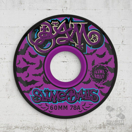 Slime Balls Bam Margera Guest OG 78a 60mm Skateboard Wheels