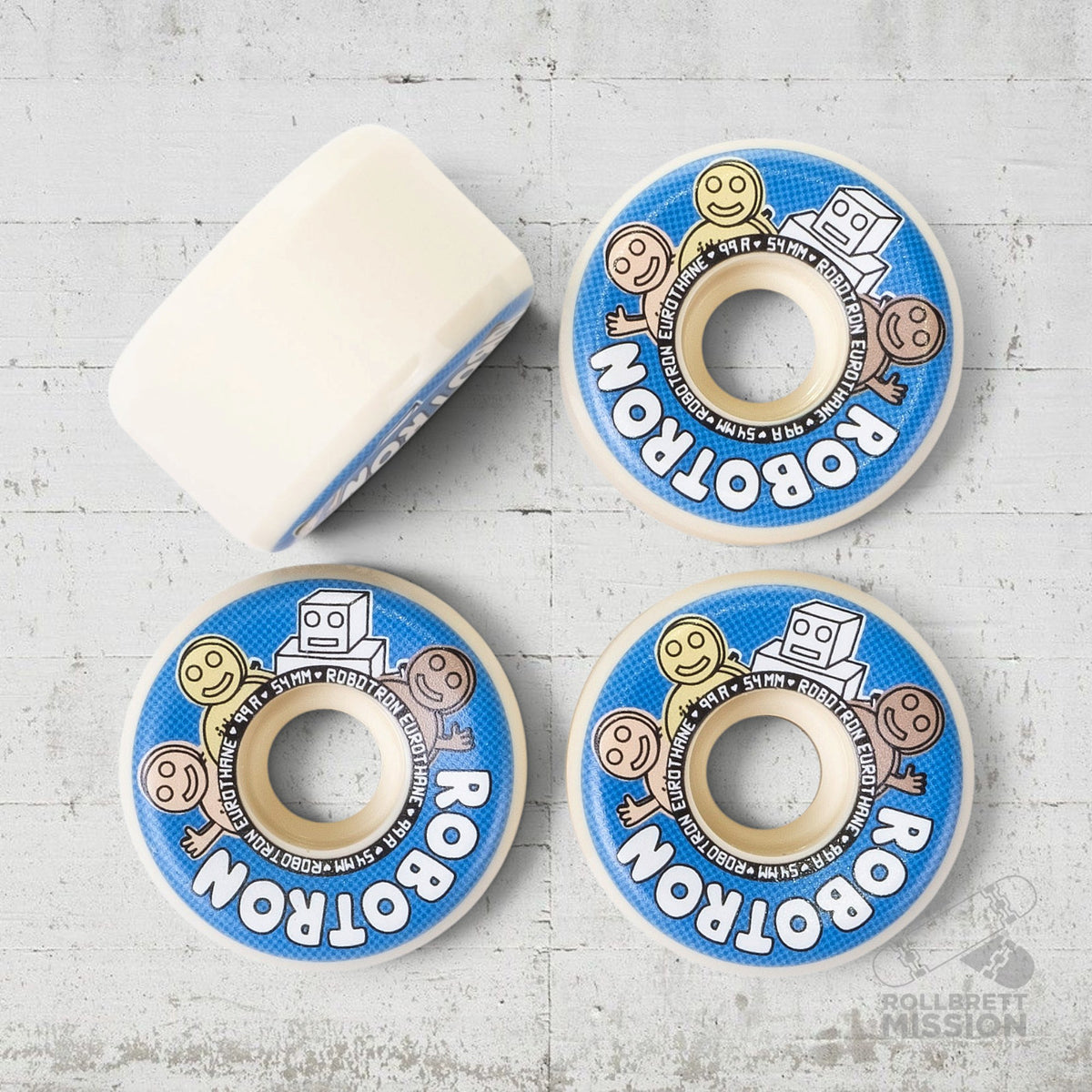 Robotron Eurothane Wide Cut Wheels 54mm 99A