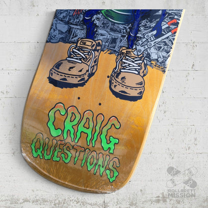 Heroin Skateboards Craig Questions Bug 9.6 Deck