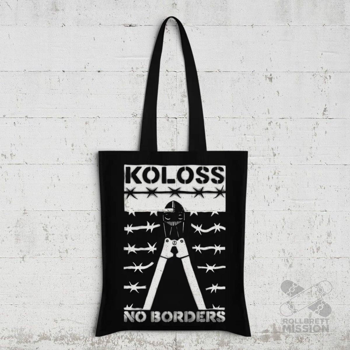 KOLOSS Baumwolltasche Tote No Borders