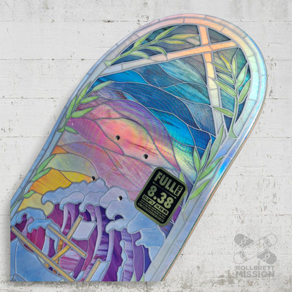 Real Hermann Stene Holographic Rainbow Foil Cathedral 8.38 Deck