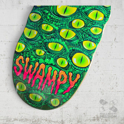 Heroin Skateboards Swampy Eyes 10.0 Deck