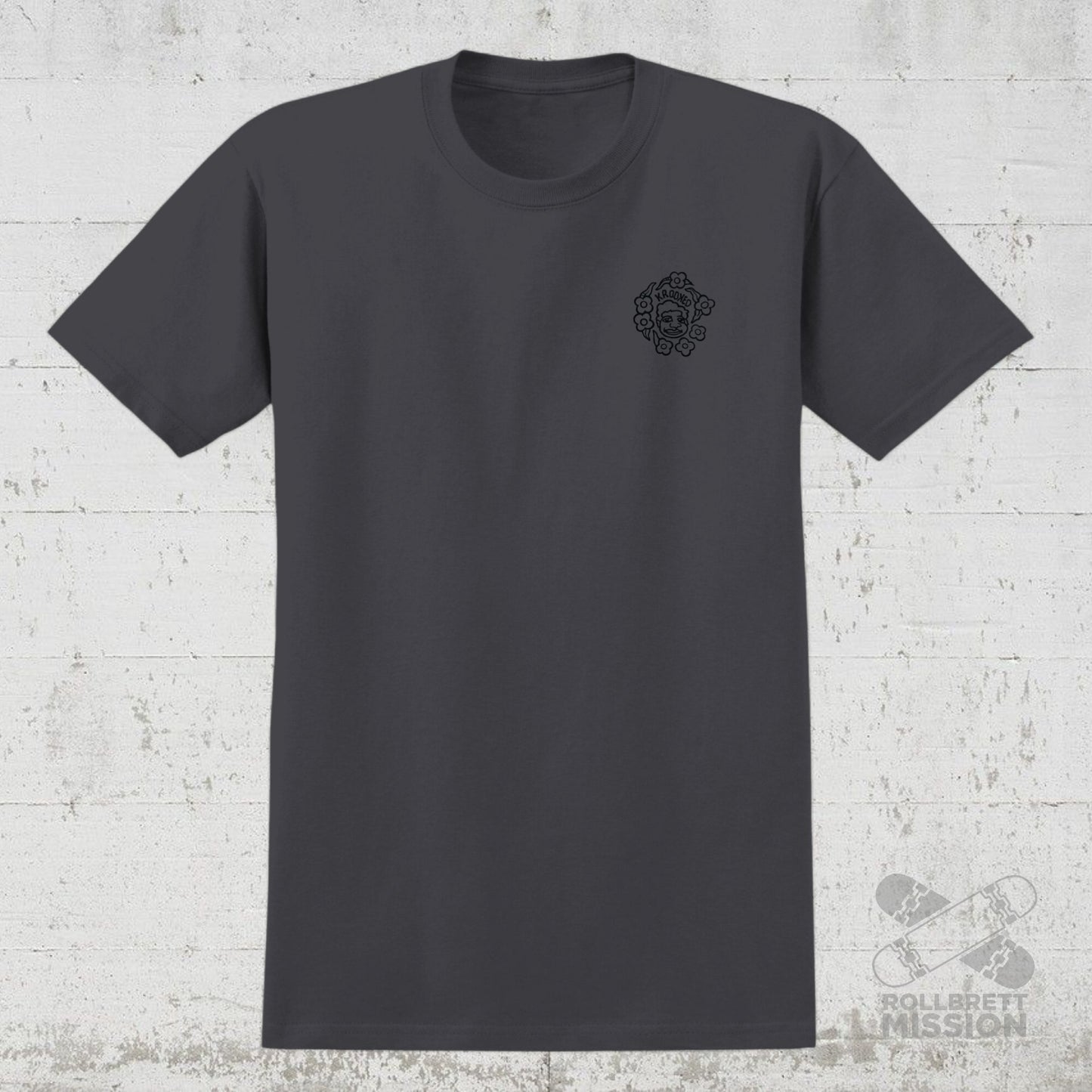 Krooked T-Shirt MG charcoal