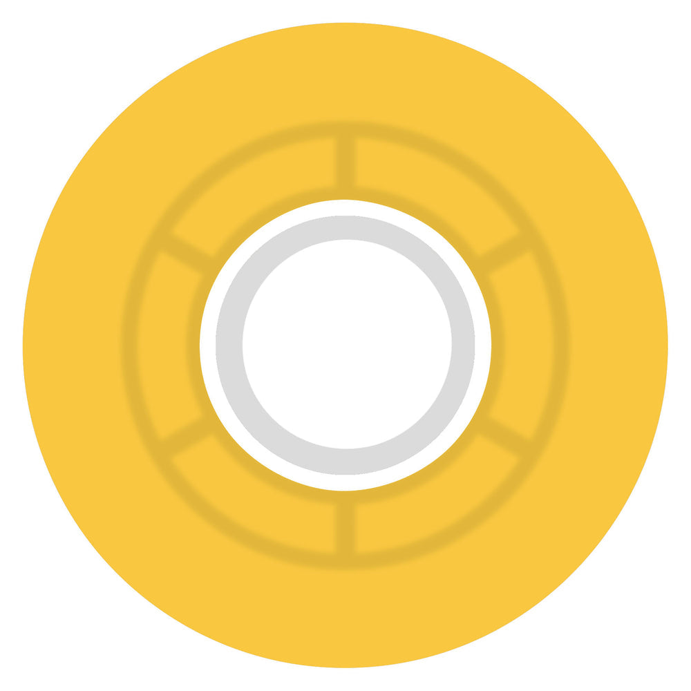 Ricta Clouds Transparent Citrus/White 78A 55mm Wheels