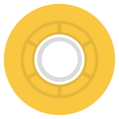 Ricta Clouds Transparent Citrus/White 78A 55mm Wheels