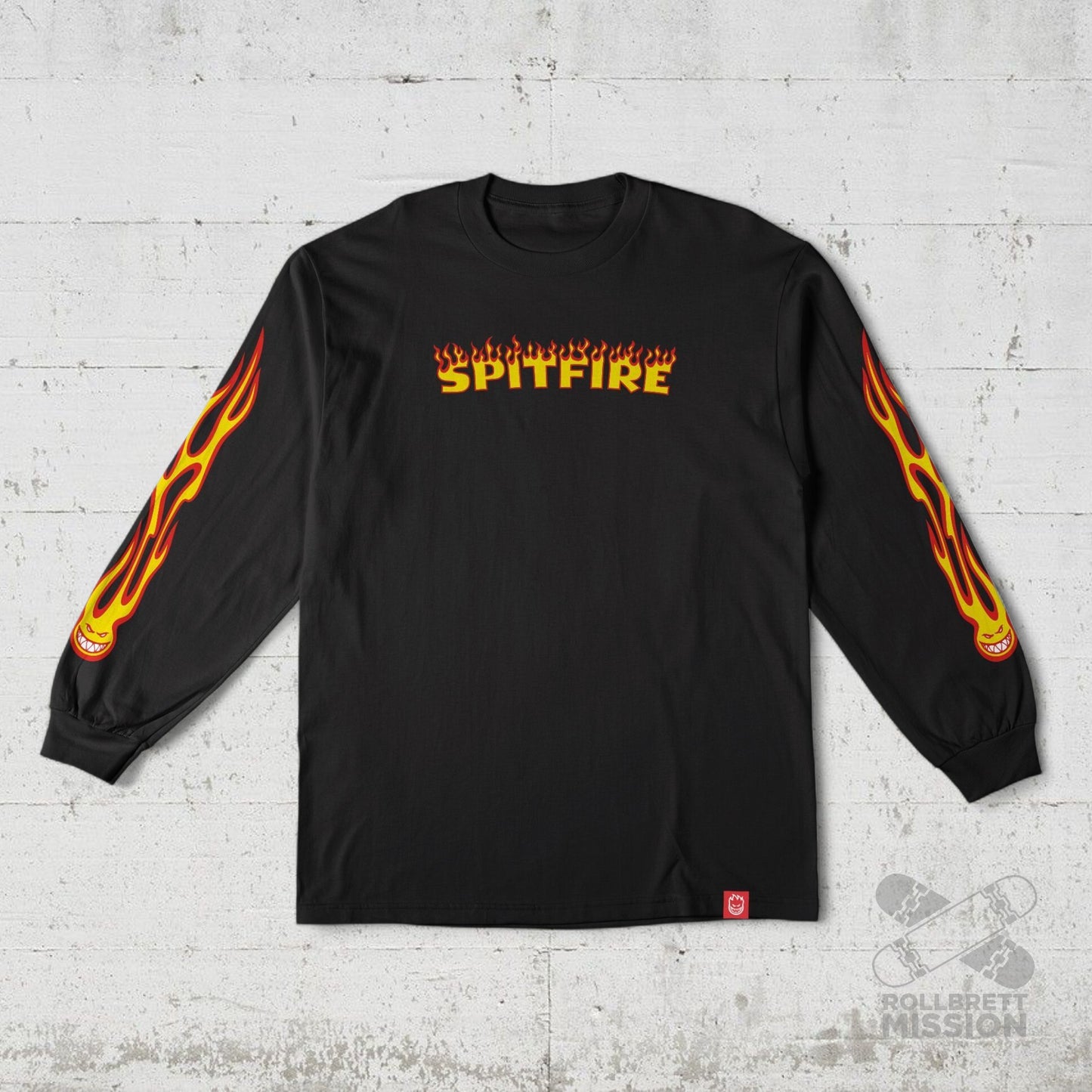 Spitfire Longsleeve Shirt Hotrod black