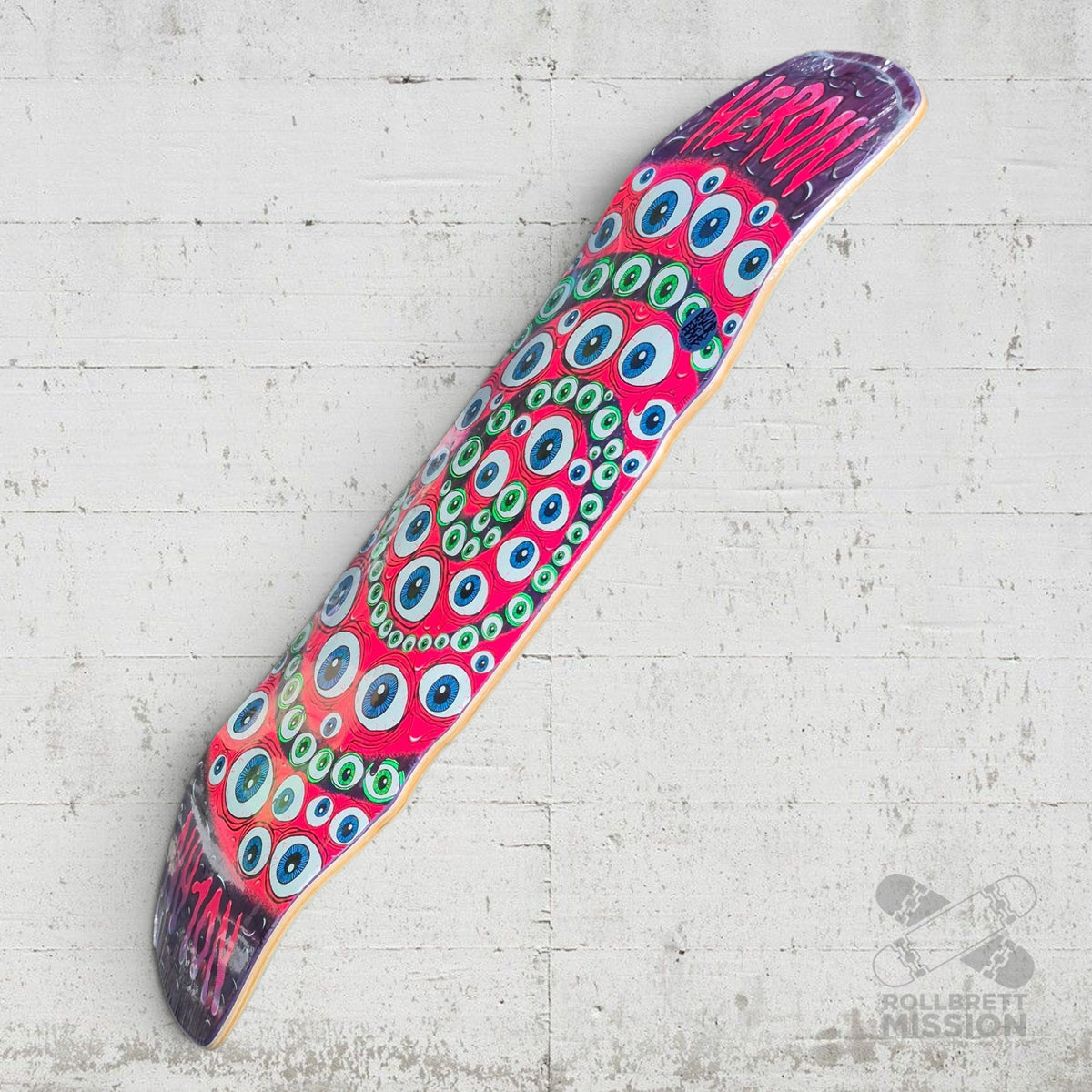 Heroin Skateboards Nolan Spiralize 9.5 Deck