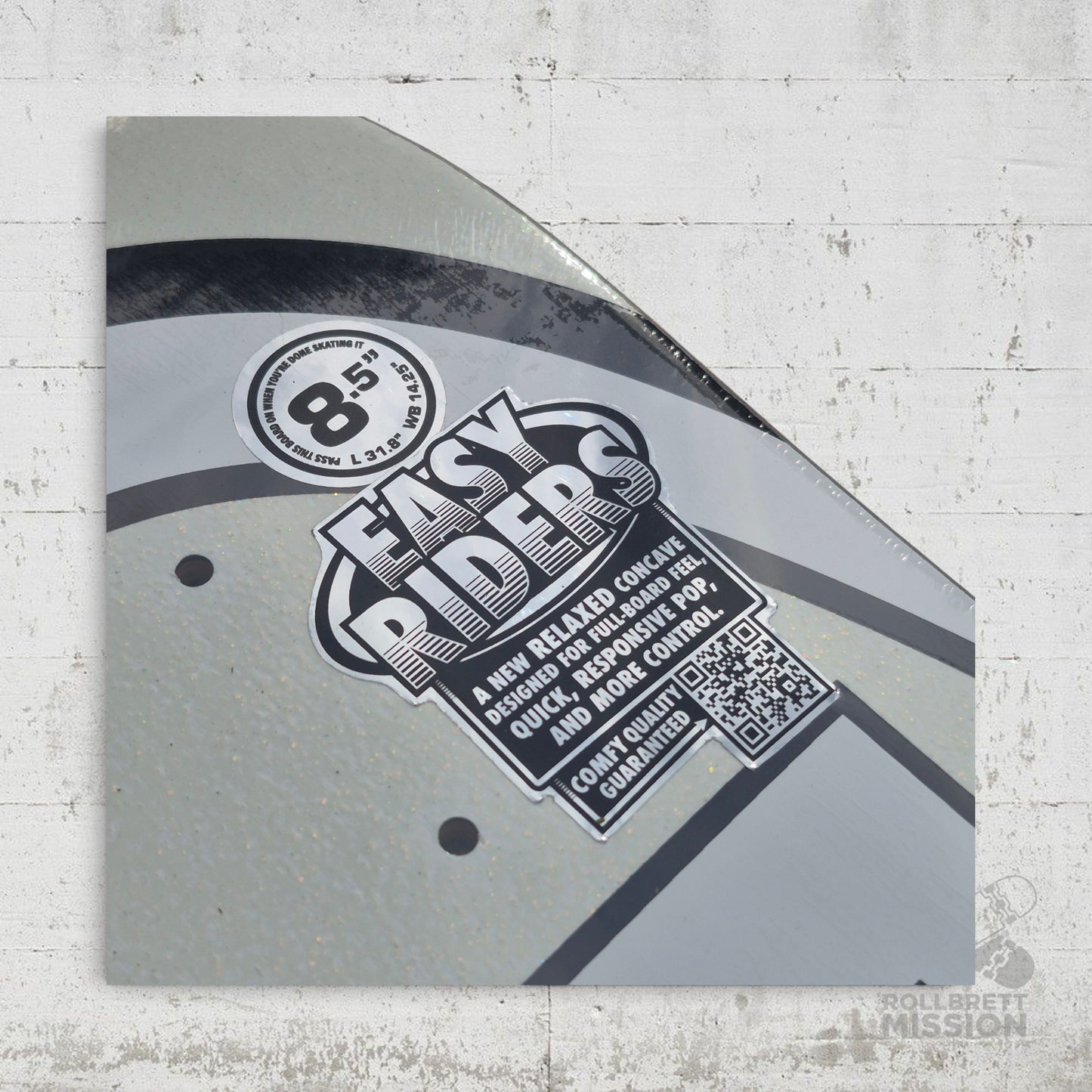 Real Easy Riders Classic Oval 8.5 Deck