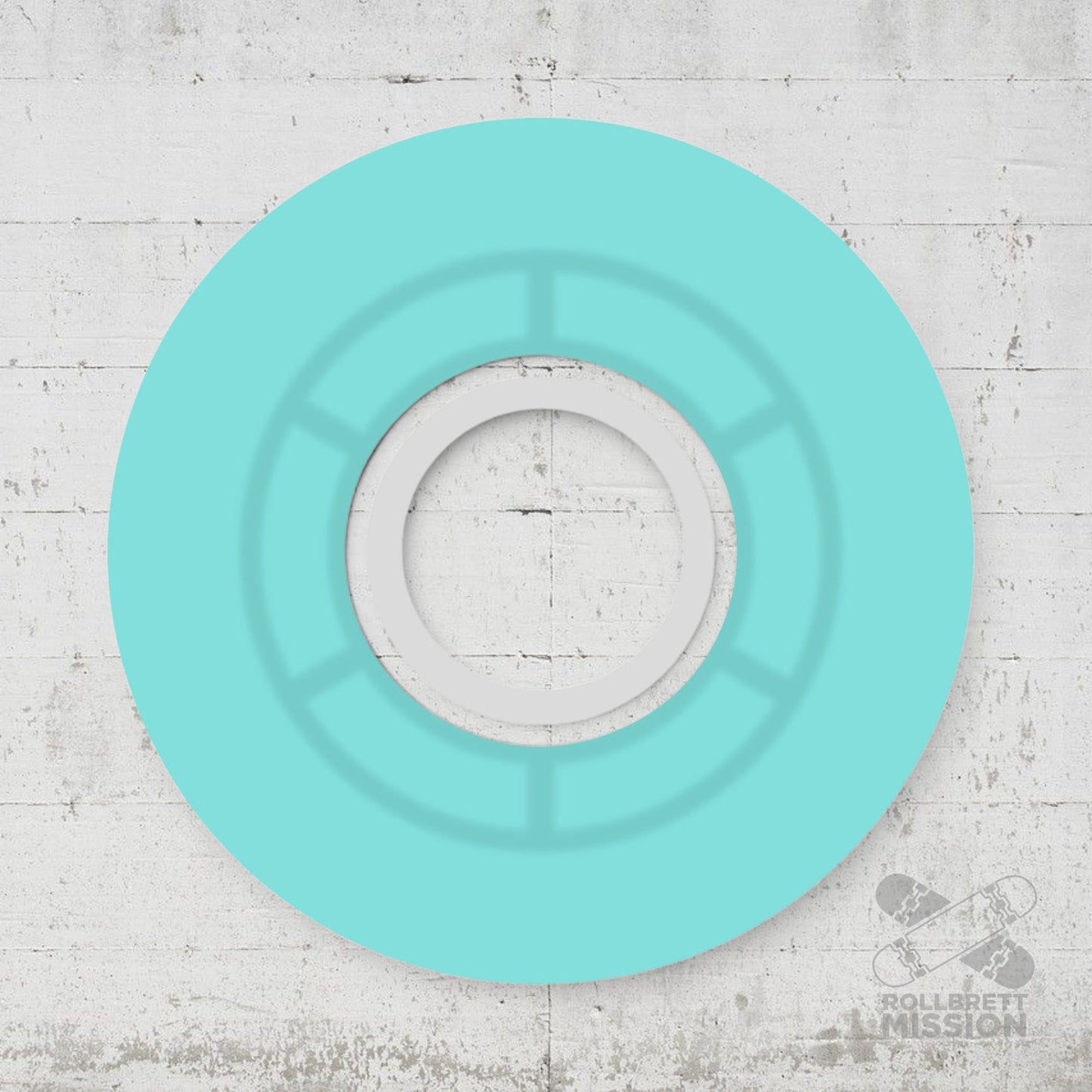 Ricta Clouds Transparent Aqua/White 78A 57mm Wheels