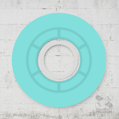 Ricta Clouds Transparent Aqua/White 78A 57mm Wheels