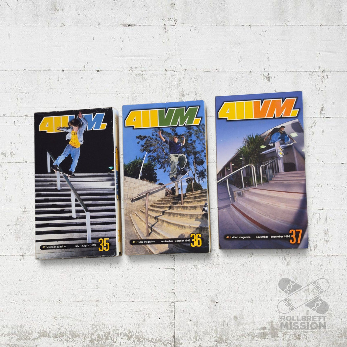 VHS Skatevideo 411VM Issue 32 33 34 35 36 37 1999