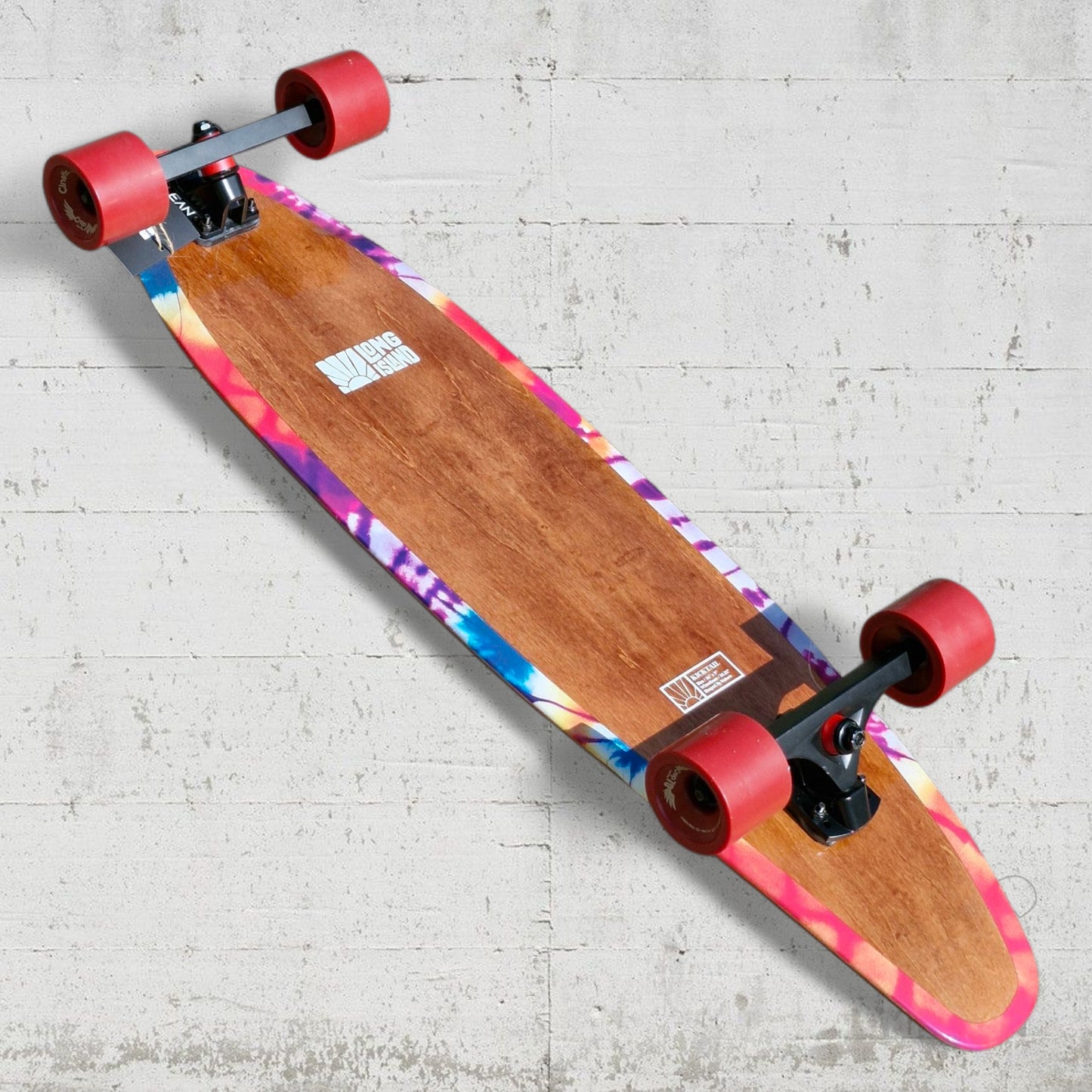 Long Island Woodstock Kicktail 9.0" x 36" Complete Cruiser Longboard