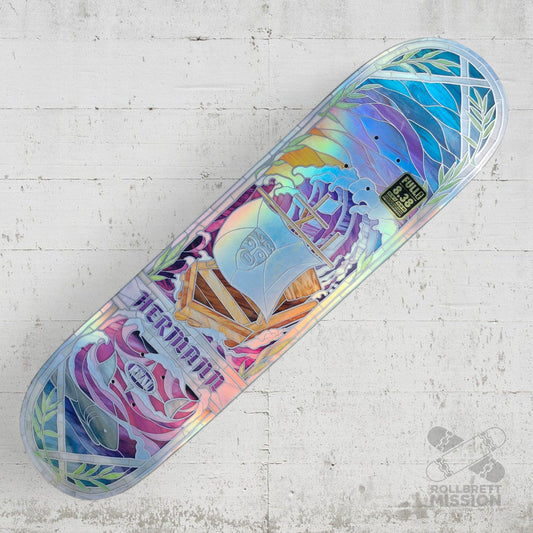 Real Hermann Stene Holographic Rainbow Foil Cathedral 8.38 Deck