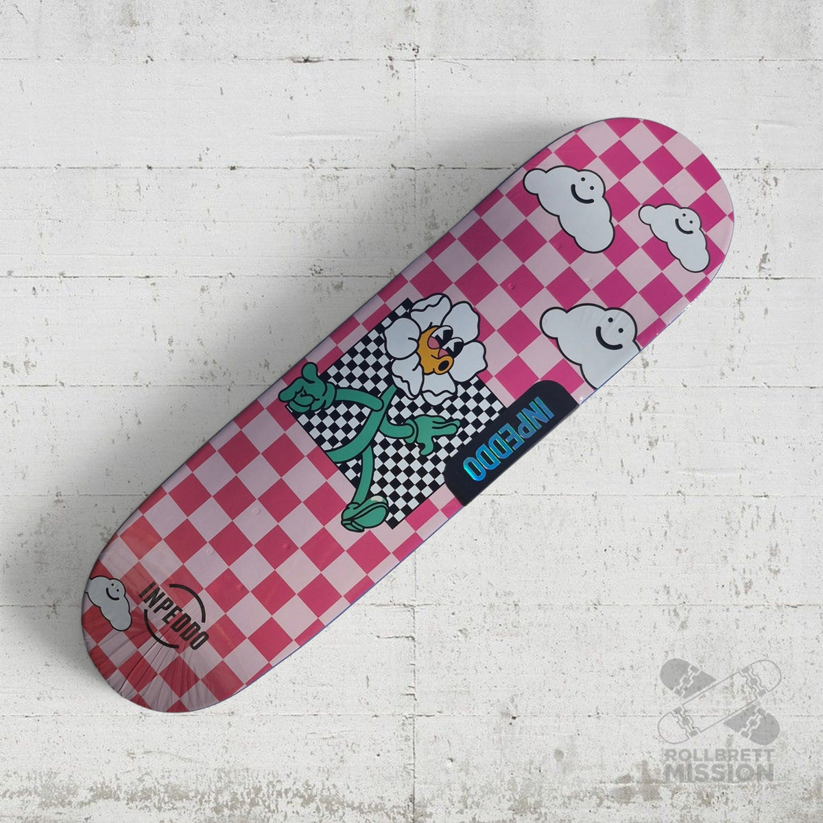 Inpeddo Happy Flower Short & Wide 7.75 Kids Deck