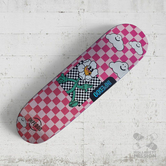 Inpeddo Happy Flower Short & Wide 7.75 Kids Deck
