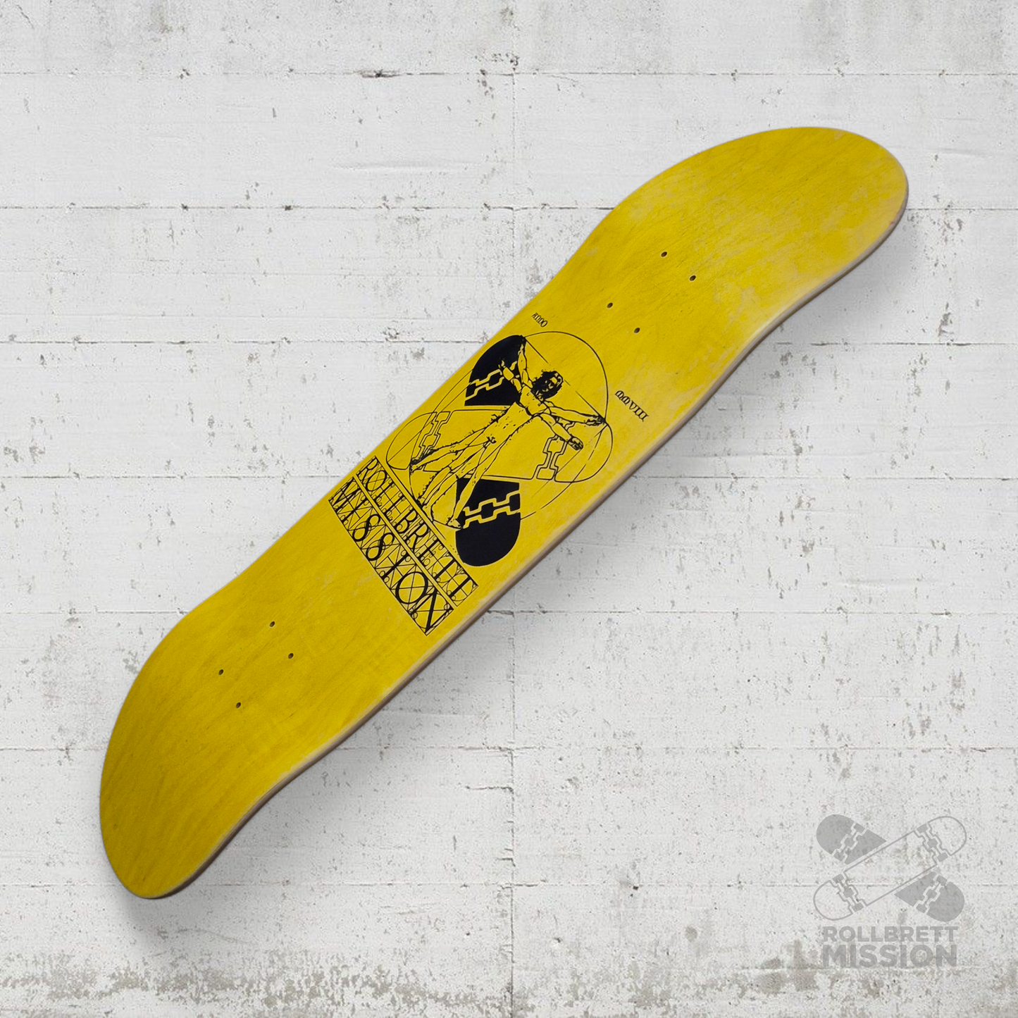 Rollbrett Mission KURZER ZWILLING Vitruvian 8.5 Short Twintail Deck