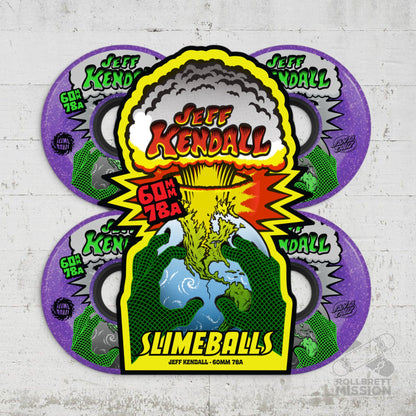 Slime Balls Kendall End of the World 78a 60mm Skateboard Wheels