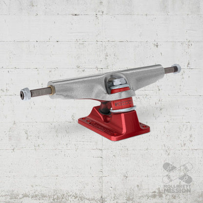 Independent Stage 4 215 Hollow Bar Logo silver ano red 10.0" Truck