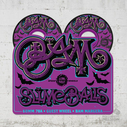 Slime Balls Bam Margera Guest OG 78a 60mm Skateboard Wheels