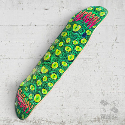 Heroin Skateboards Swampy Eyes 10.0 Deck