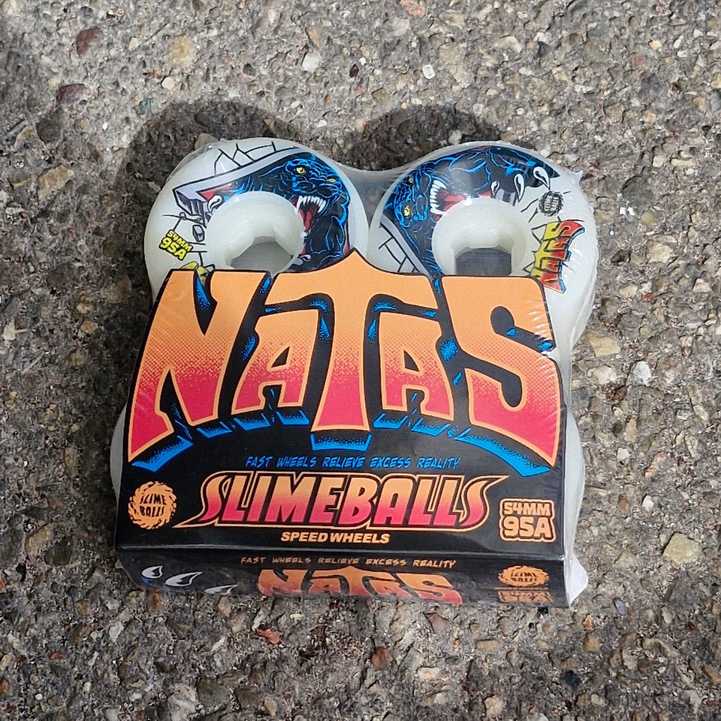 Slime Balls Natas Reissue Hardline 54mm 95A Wheels
