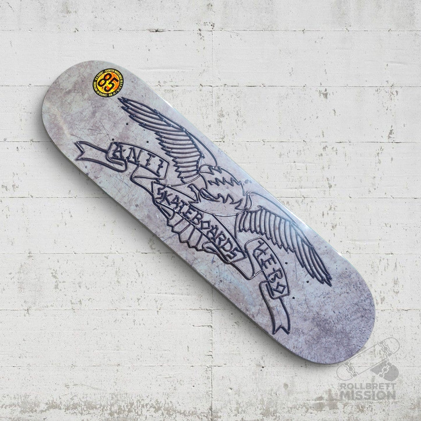 Anti Hero Treasure Island Eagle Short 8.5 Deck