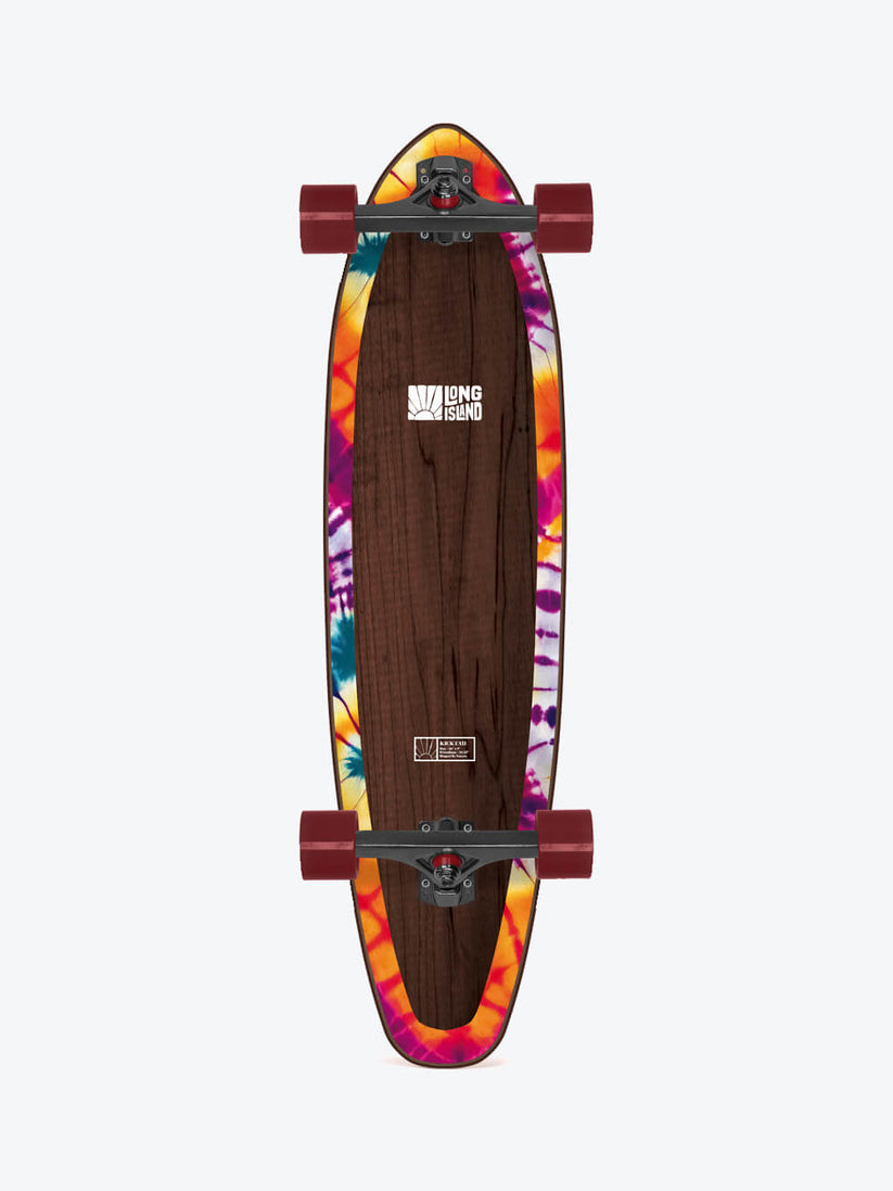Long Island Woodstock Kicktail 9.0" x 36" Complete Cruiser Longboard