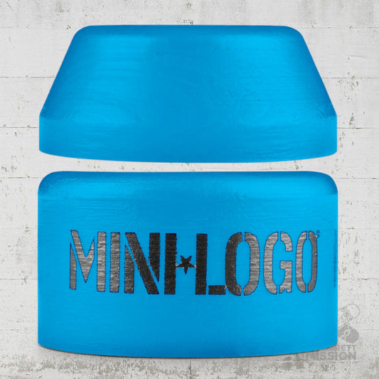 Mini Logo Bushings 84A soft blue - für 1 Achse